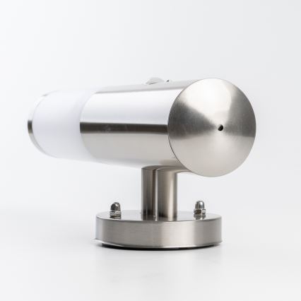 BRILAGI - ELIA ulkoseinävalaisin liiketunnistimella, 1xE27/20W/230V, IP44, mattakromi