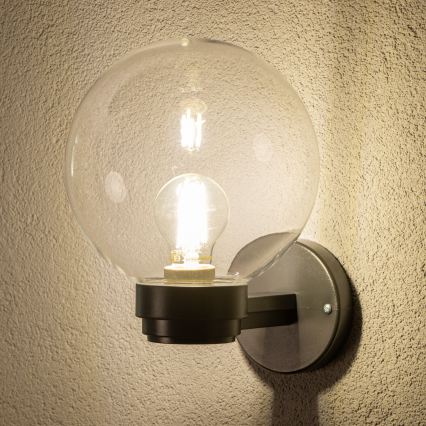 BRILAGI - Ulkoseinävalaisin HARBOR 1xE27/40W/230V IP33 musta/kirkas