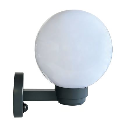 Brilagi - Ulkoseinävalaisin liiketunnistimella HARBOR 1xE27/40W/230V IP33 antrasiitti/valkoinen