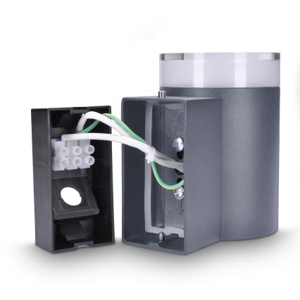 Brilagi - Ulkoseinävalaisin MATERA 1xGU10/30W/230V antrasiitti IP54