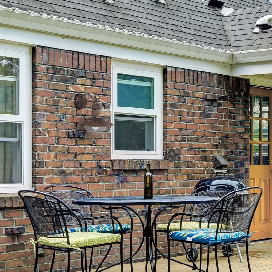 Brilagi - Ulkoseinävalaisin MOLDE 1xE27/60W/230V IP44 pronssi/patina