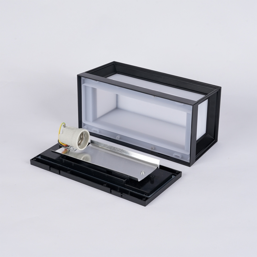 Brilagi - Ulkoseinävalaisin PARKER 1xE27/60W/230V musta IP44