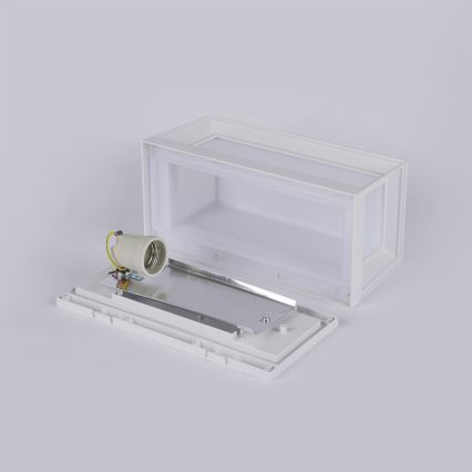 Brilagi - Ulkoseinävalaisin PARKER 1xE27/60W/230V valkoinen IP44
