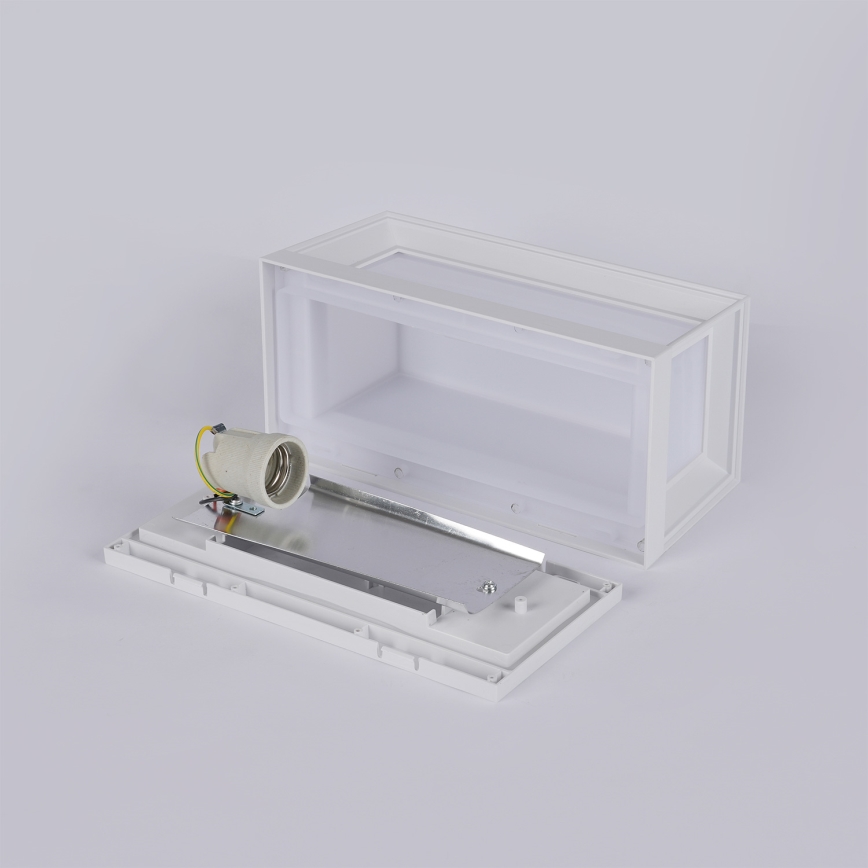 Brilagi - Ulkoseinävalaisin PARKER 1xE27/60W/230V valkoinen IP44