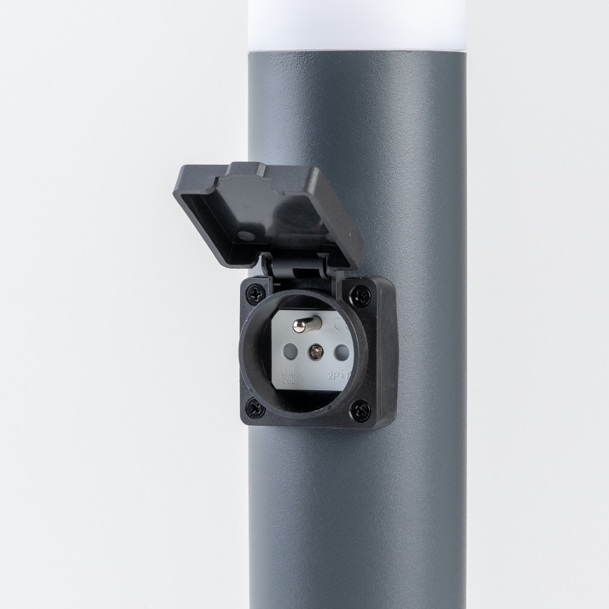 BRILAGI - Ulkoseinävalaisin pistorasialla ELIA 1xE27/20W/230V IP44 50 cm antrasiitti