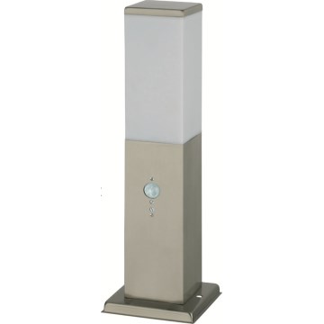 Brilagi - Ulkovalaisin liiketunnistimella 1xE27/15W/230V 40 cm IP44 mattakromi