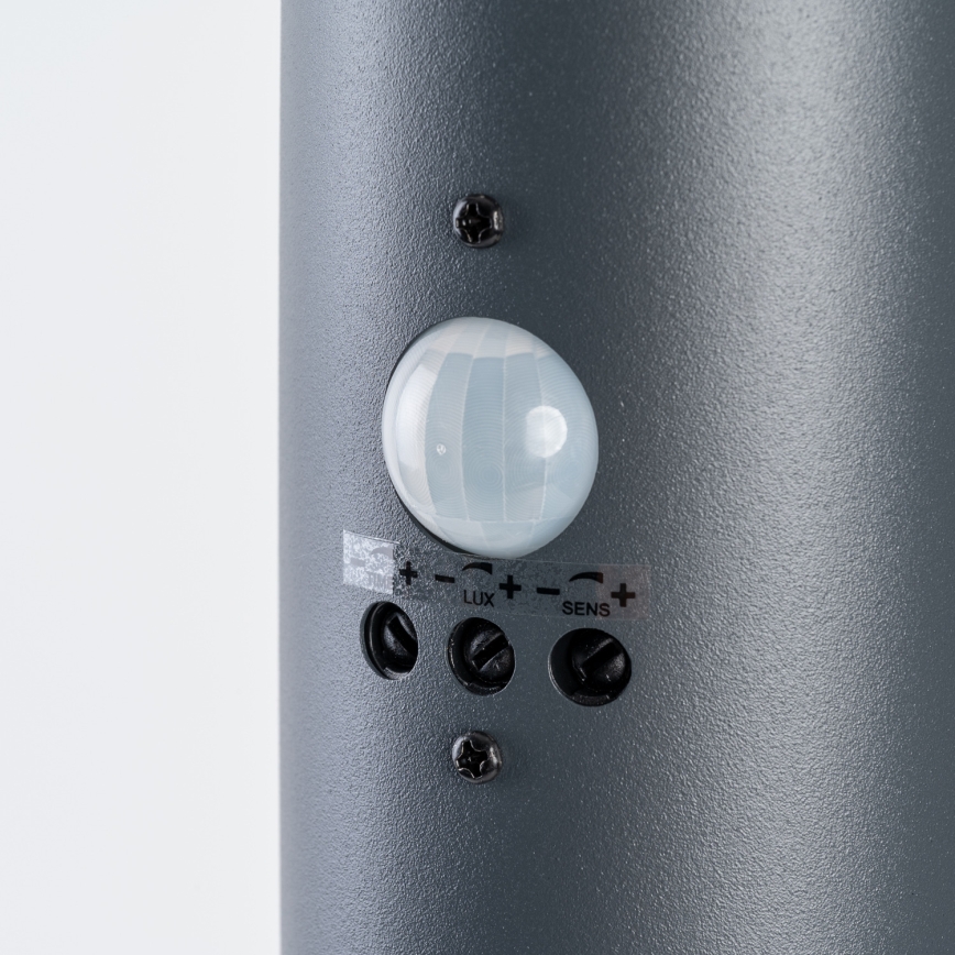 BRILAGI - Ulkovalaisin liiketunnistimella ELIA 1xE27/20W/230V IP44 100 cm antrasiitti