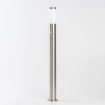 BRILAGI - ELIA ulkovalaisin liiketunnistimella 1xE27/20W/230V IP44 100 cm mattakromi