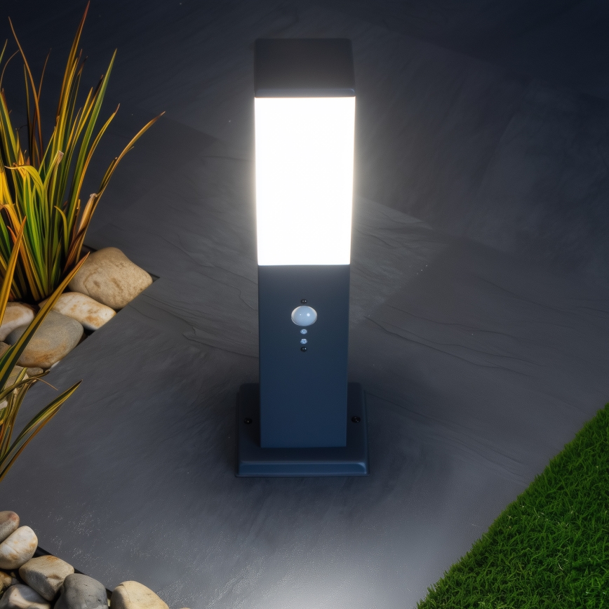 Brilagi - Ulkovalaisin liiketunnistimella NOVA 1xE27/15W/230V 40 cm IP44 antrasiitti