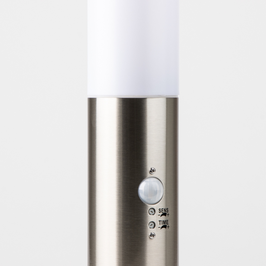 Brilagi - Ulkovalaisin liiketunnistimella NOVA 1xE27/15W/230V 40 cm IP44 mattakromi
