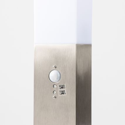 Brilagi - Ulkovalaisin liiketunnistimella NOVA 1xE27/15W/230V 40 cm IP44 mattakromi