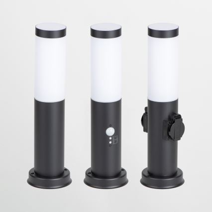 Brilagi - Ulkovalaisin liiketunnistimella NOVA 1xE27/15W/230V 40 cm IP44 musta