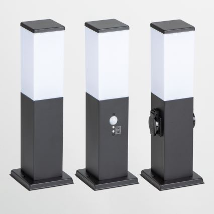 BRILAGI - Ulkovalaisin liiketunnistimella NOVA 1xE27/15W/230V 40 cm IP44 musta
