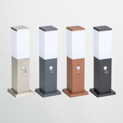 BRILAGI - Ulkovalaisin liiketunnistimella NOVA 1xE27/15W/230V 40 cm IP44 musta