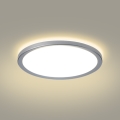Brilagi - ULTRA SLIM LED-kylpyhuoneen kattovalaisin LED/24W/230V Ø 42 cm hopea IP54