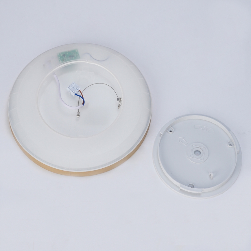 Brilagi - LED-kylpyhuoneen kattovalaisin ULTRA SLIM LED/18W/230V halkaisija 30 cm kulta IP54