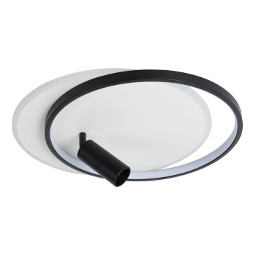 Brilagi - UNITY himmennettävä LED-kattovalaisin LED/48W/230V + 1xGU10/3W 3000-6000K 39x45 cm valkoinen/musta + kaukosäädin
