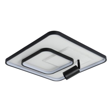 Brilagi - UNITY LED himmennettävä kattovalaisin LED/75W/230V + 1xGU10/3W 3000-6000K 50x50 cm valkoinen/musta + kaukosäädin