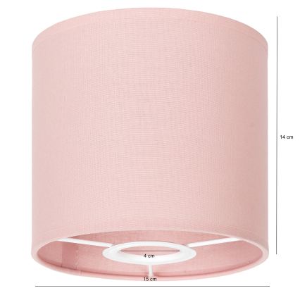 BRILAGI - Universaali BOBO-varjostin E27 Ø 15 cm vaaleanpunainen