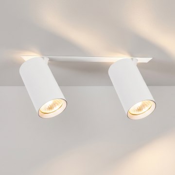 Brilagi - Upotettava kattovalaisin SELE 2xGU10/30W/230V valkoinen