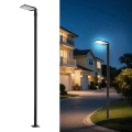Brilagi - URBANLIGHT LED-katulamppu, pylväs 3 m ja nivel, LED/100W/230V, musta, IP65