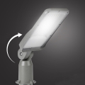 Brilagi - URBANLIGHT LED-ulkokatuvalaisin nivelöity LED/50W/230V harmaa IP65