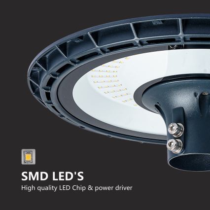 Brilagi - URBANSPARK LED katuvalaisin pylväällä 4 m, 120W, 230V, antrasiitti, IP65