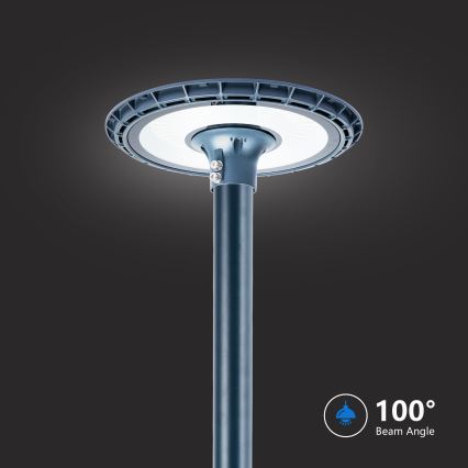 Brilagi - URBANSPARK LED katuvalaisin pylväällä 4 m, 120W, 230V, antrasiitti, IP65