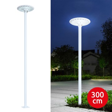 Brilagi - URBANSPARK LED-katuvalaisin 3 m pylväällä LED/120W/230V valkoinen IP65