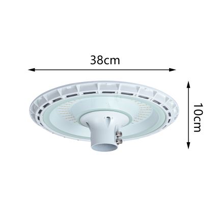Brilagi - URBANSPARK LED-katuvalaisin 3 m pylväällä LED/120W/230V valkoinen IP65