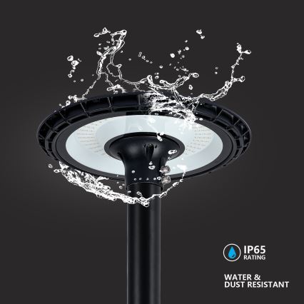 Brilagi - URBANSPARK LED-katuvalaisin 4 m pylväällä, LED/120W/230V, musta, IP65