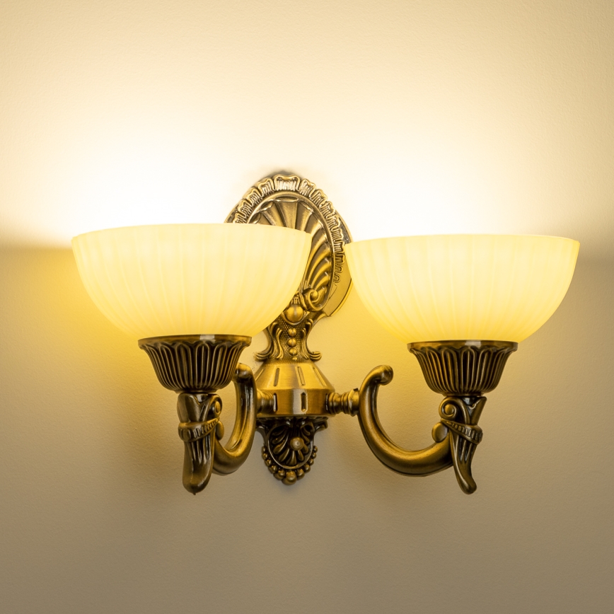 BRILAGI - Vaihtolasi seinävalaisimeen CLASSIC E14, halkaisija 16 cm, beige