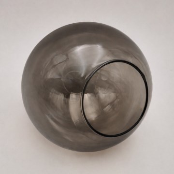 Brilagi - Vaihtolasikupu MALIVA E14 kattokruunuun ja lamppuun, halkaisija 13 cm, savunvärinen