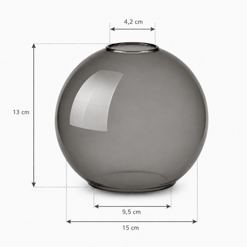 Brilagi - Varalasi DIOR E27, Ø 15 cm, savunharmaa