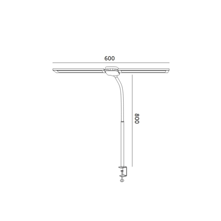 Brilagi - VARIO himmennettävä USB-LED-pöytälamppu 14W/5V 3000-6000K musta