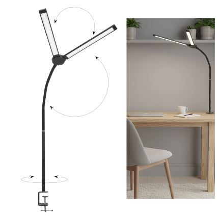 BRILAGI - VARIO himmennettävä USB-LED-pöytälamppu 14W/5V 3000-6000K musta