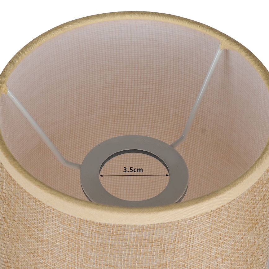 Brilagi - Varjostin pöytävalaisimeen TABLON E27, halkaisija 14 cm, beige