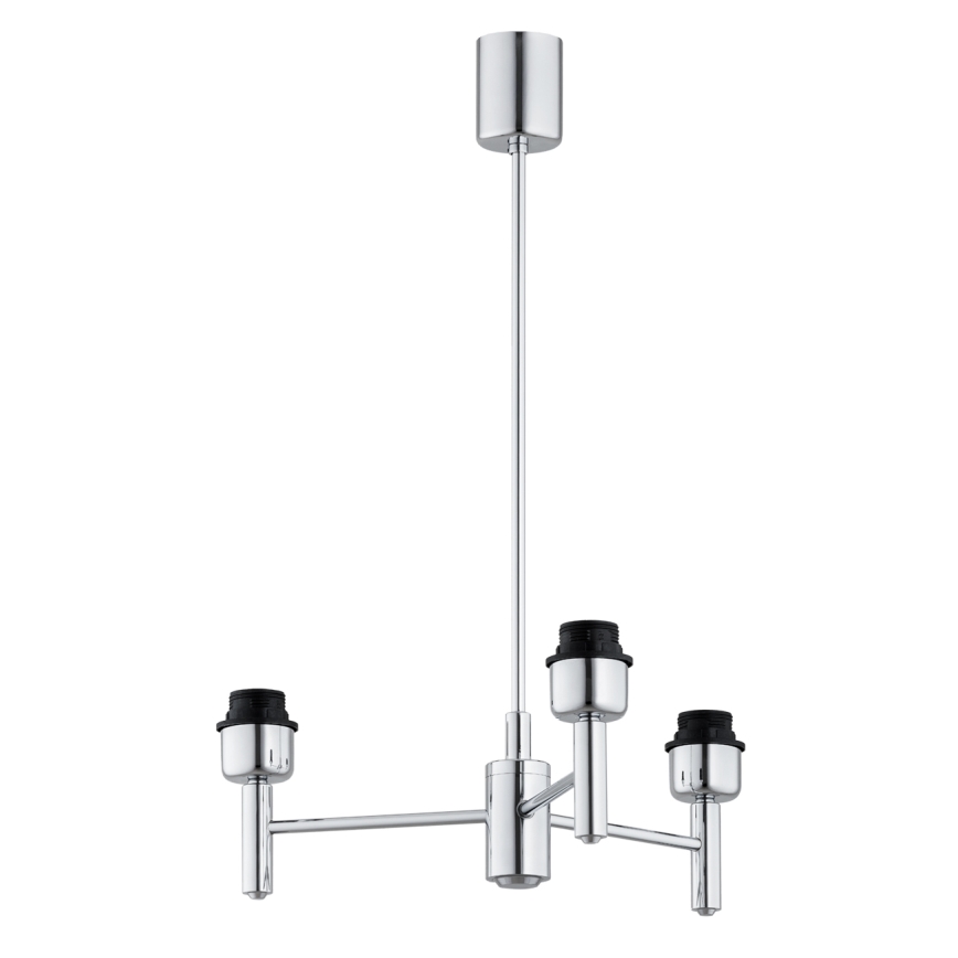 BRILAGI - Varrellinen kattokruunu MONTE 3xE27/60W/230V kermanvärinen/kiiltävä kromi