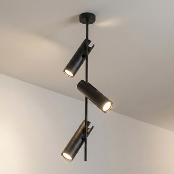Brilagi - Varrellinen kattovalaisin BRANCH 3xGU10/30W/230V, musta