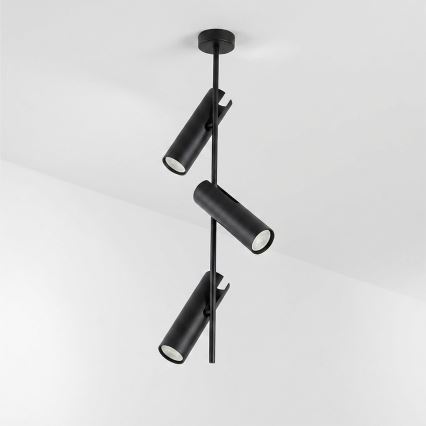 Brilagi - Varrellinen kattovalaisin BRANCH 3xGU10/30W/230V, musta