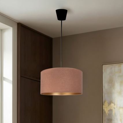 Brilagi - VELVET riippuvalaisin johdolla 1xE27/60W/230V Ø 40 cm beige/kulta