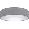 Brilagi - VELVET SMART VARI himmennettävä LED-kattovalaisin LED/24W/230V 3000-6500K halkaisija 45 cm harmaa + kaukosäädin