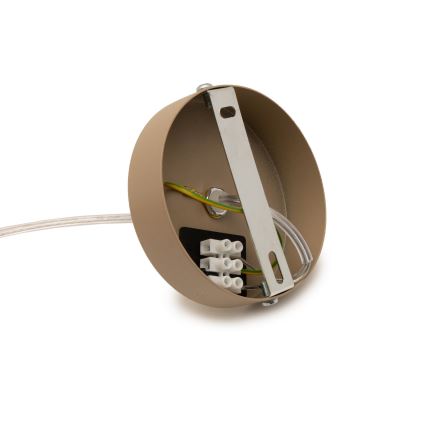 Brilagi - Virtajohto PARTY 1xE27/60W/230V, halkaisija 10 cm, beige