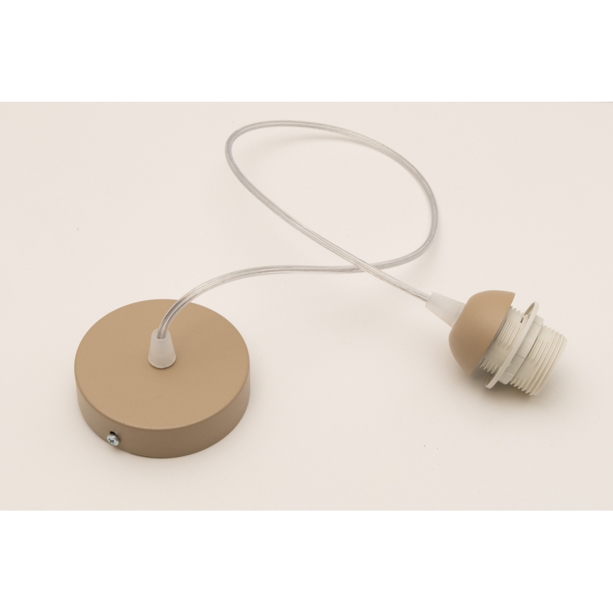Brilagi - Virtajohto PARTY 1xE27/60W/230V, halkaisija 10 cm, beige