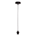 Brilagi - Virtajohto PARTY 1xE27/60W/230V halkaisija 10 cm musta