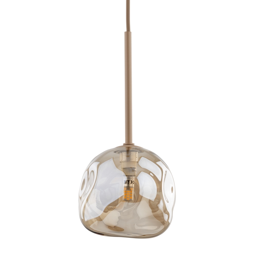 Brilagi - VULCANO riippuvalaisin kaapelilla 1xG9/8W/230V beige/savunbeige