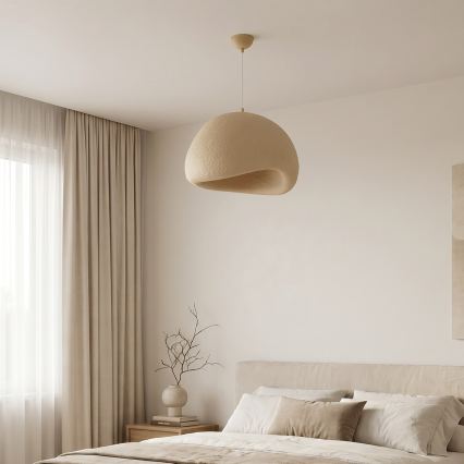 Brilagi - WABI SABI-riippuvalaisin johdolla, 1xE27/40W/230V, halkaisija 50 cm, beige