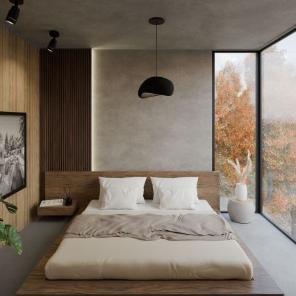 Brilagi - WABI SABI riippuvalaisin kaapelilla 1xE27/40W/230V musta