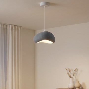 Brilagi - WABI SABI riippuvalaisin kaapelilla 1xE27/40W/230V Ø 35 cm harmaa