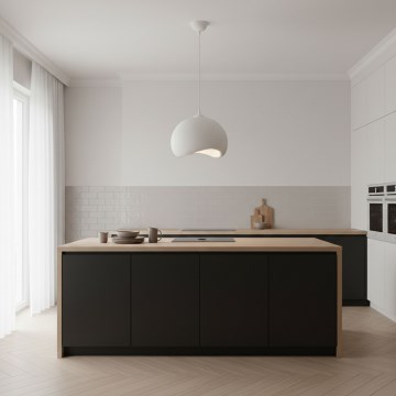 Brilagi - WABI SABI-riippuvalaisin kaapelilla, 1xE27/40W/230V, Ø34 cm, valkoinen